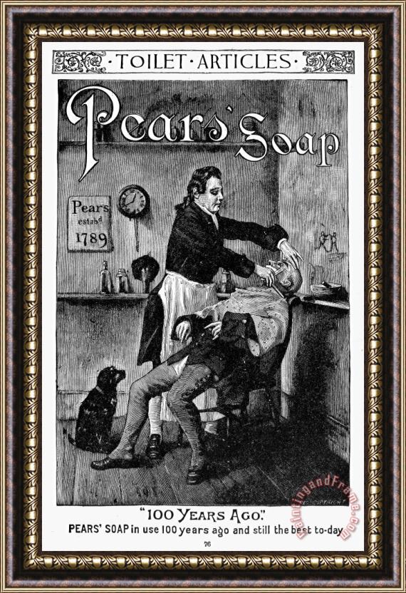 Others Pears Soap Ad, 1888 Framed Painting