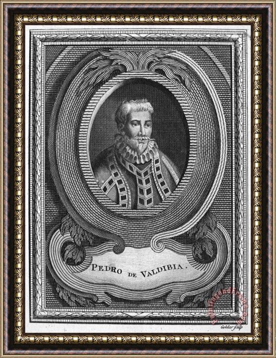 Others PEDRO de VALDIVIA (c1500-1553) Framed Print