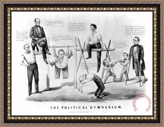 Others Presidential Campaign, 1860 Framed Print