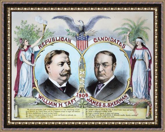 Others Presidential Campaign, 1908 Framed Painting