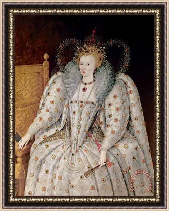 Others Queen Elizabeth I of England and Ireland Framed Painting