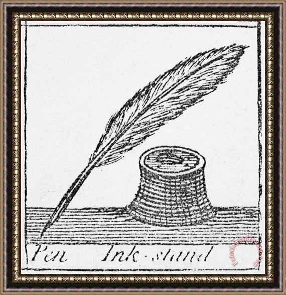 Others Quill & Inkstand Framed Print