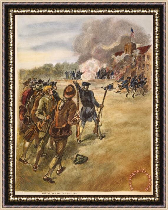 Others Rebels: Arsenal, 1787 Framed Painting