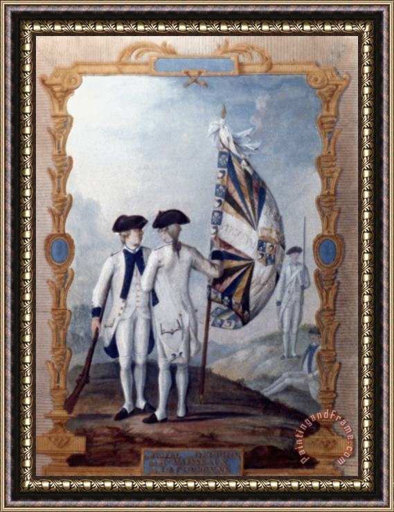 Others Revolutionary War, 1780 Framed Painting