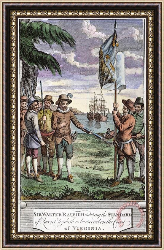 Others Roanoke Founding, 1587 Framed Painting