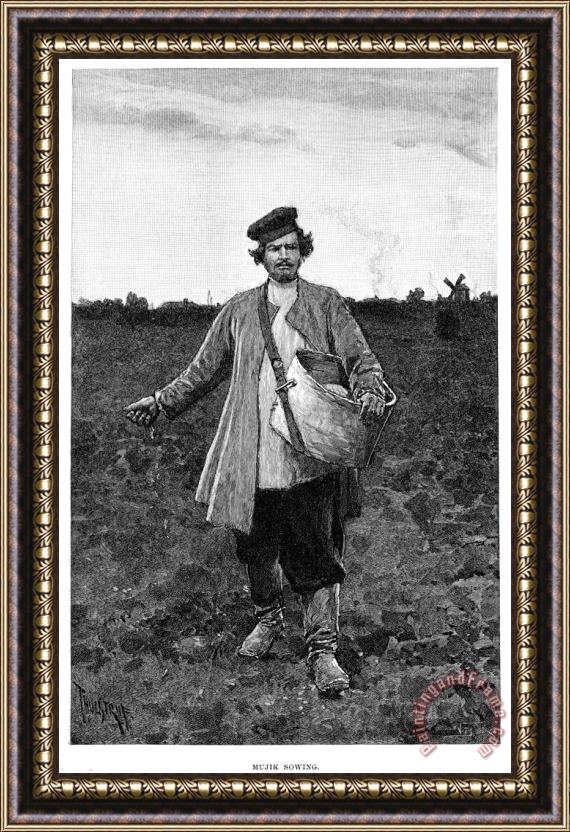Others Russian Peasant, 1889 Framed Print