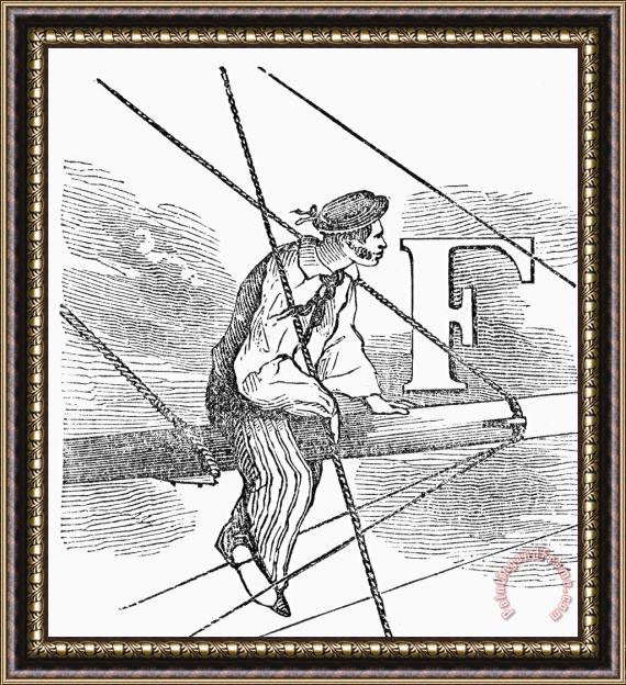 Others SAILOR, 19th CENTURY Framed Print