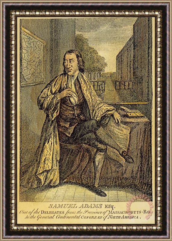 Others Samuel Adams (1722-1803) Framed Painting