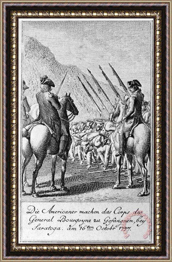 Others Saratoga Surrender, 1777 Framed Print