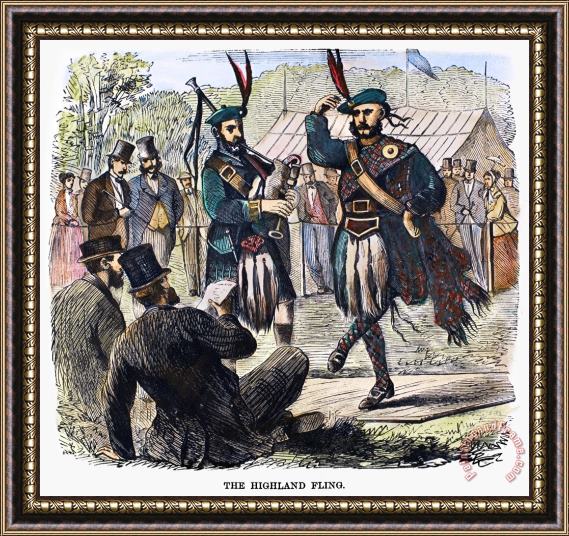 Others Scottish Games, 1867 Framed Painting