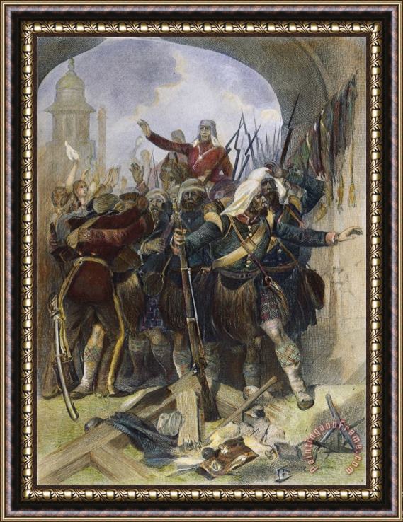 Others Sepoy Rebellion, 1857 Framed Painting