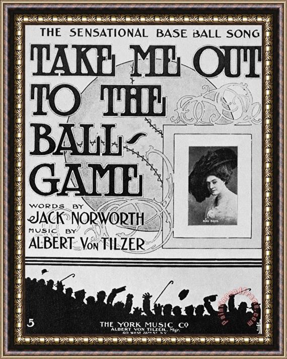 Others Sheet Music: Take Me Out Framed Print