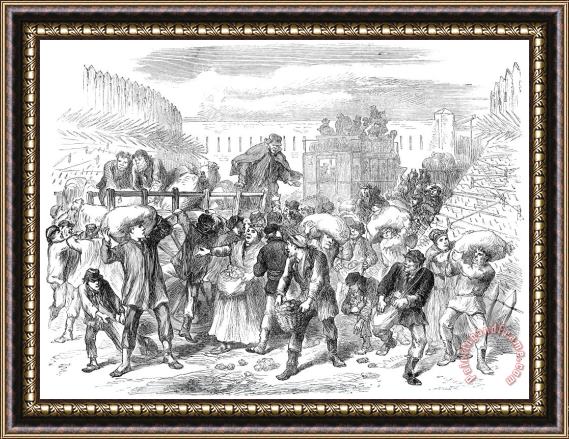 Others Siege Of Paris, 1871 Framed Painting
