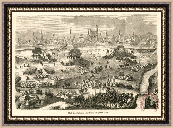 Others Siege Of Vienna, 1683 Framed Painting