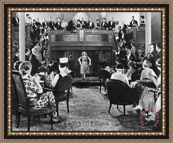 Others Silent Film Still: Parties Framed Painting