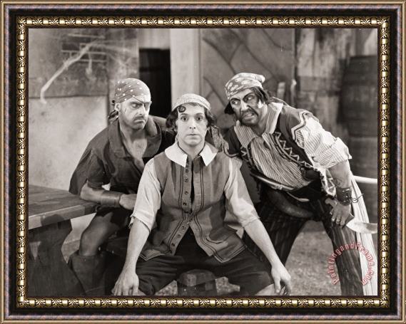 Others Silent Film Still: Pirates Framed Painting