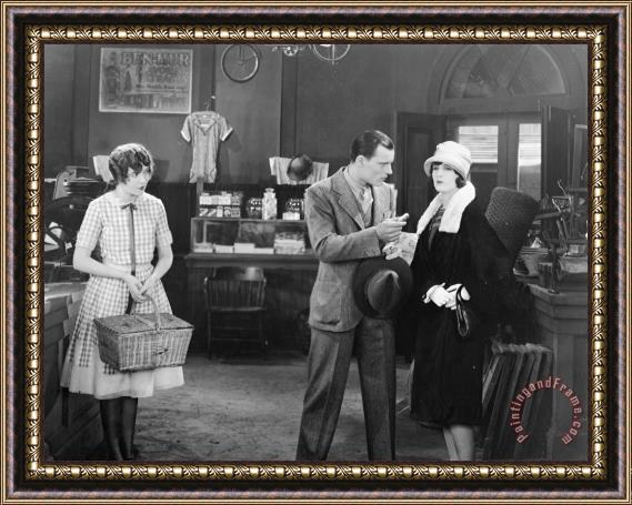 Others Silent Film Still: Stores Framed Painting