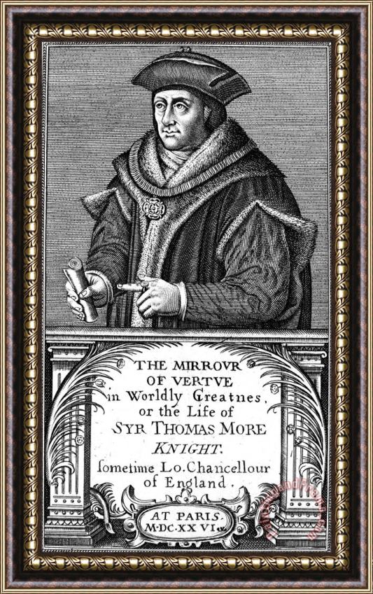 Others Sir Thomas More (1478-1535) Framed Print