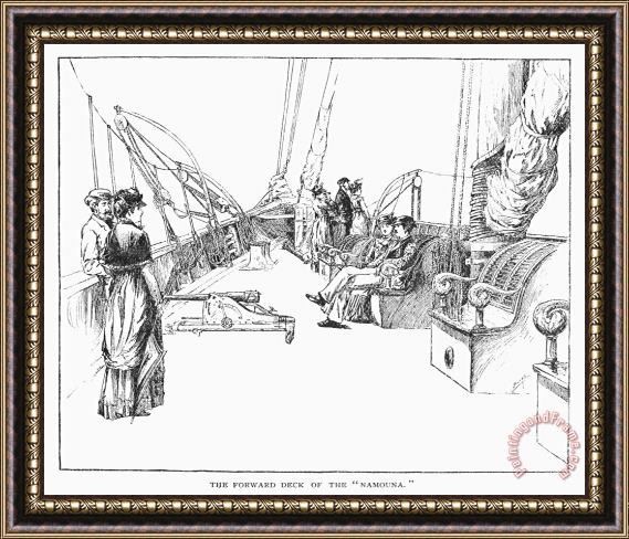 Others Steam Yacht, 1882 Framed Print
