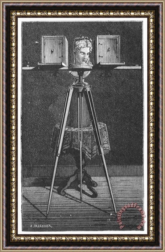 Others STEREOPTICON, 19th CENTURY Framed Print