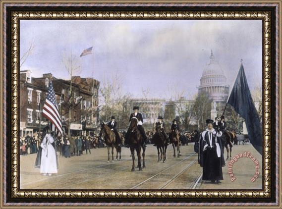 Others Suffrage Parade, 1913 Framed Painting
