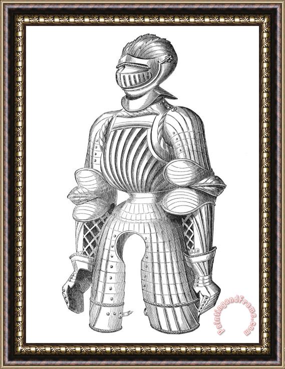 Others Suit Of Armor Framed Painting