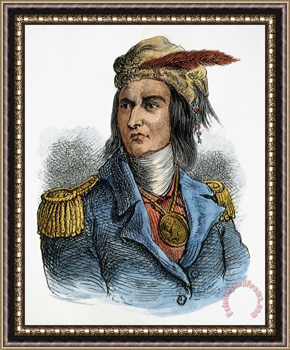 Others Tecumseh (1768-1813) Framed Painting