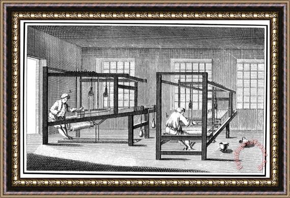 Others Textile Manufacture Framed Print
