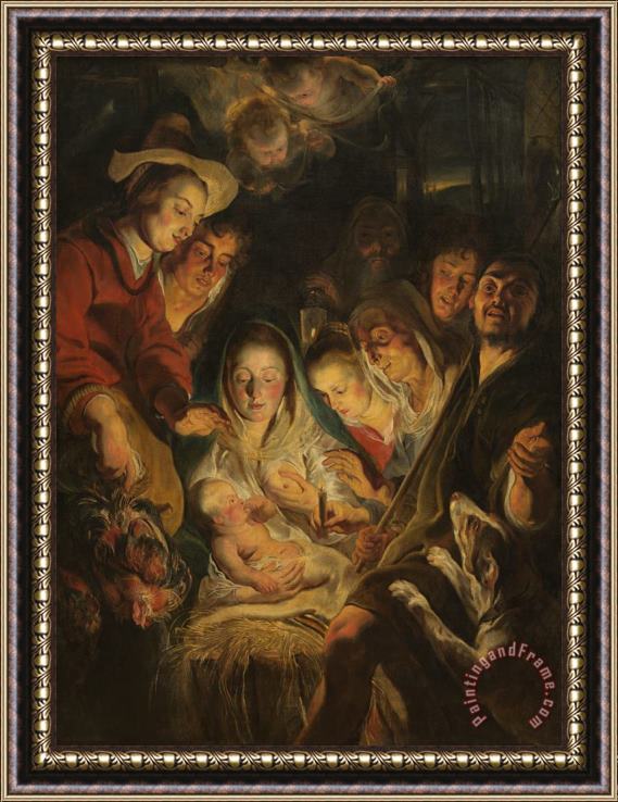 Others The Adoration Of The Shepherds Framed Painting