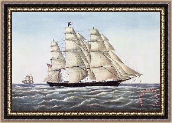 Others The Clipper Ship Flying Cloud Framed Print
