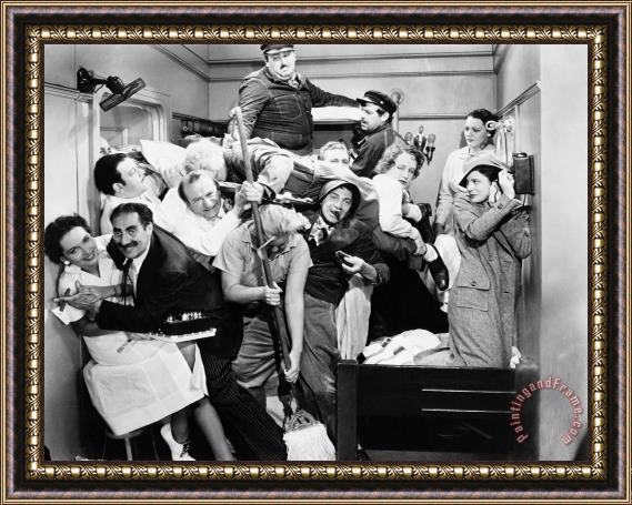 Others The Marx Brothers, 1935 Framed Painting