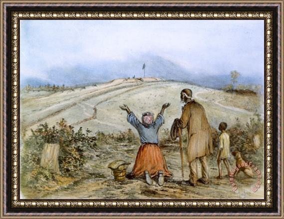 Others The Sanctuary, 1863 Framed Painting