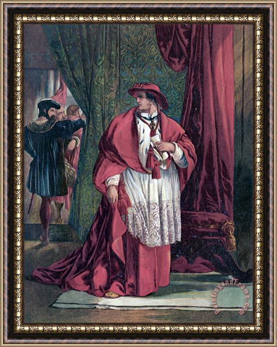 Others Thomas Wolsey (1475?-1530) Framed Painting
