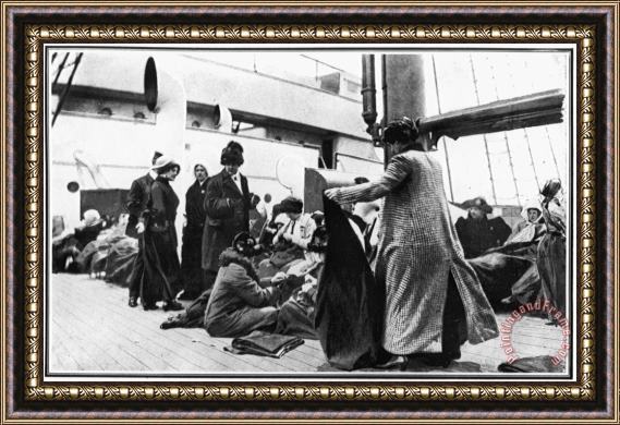 Others Titanic: Survivors, 1912 Framed Print