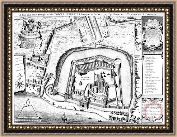 Others Tower Of London, 1597 Framed Print
