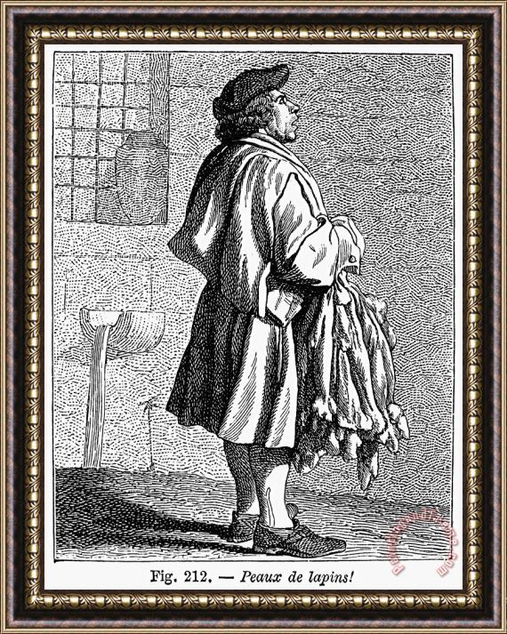 Others Town Crier, 18th Century Framed Painting