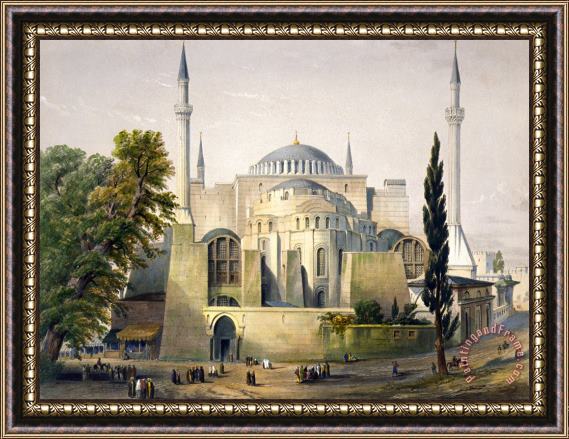 Others Turkey: Hagia Sophia, 1852 Framed Print