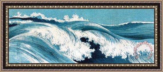 Others Uehara: Ocean Waves Framed Painting