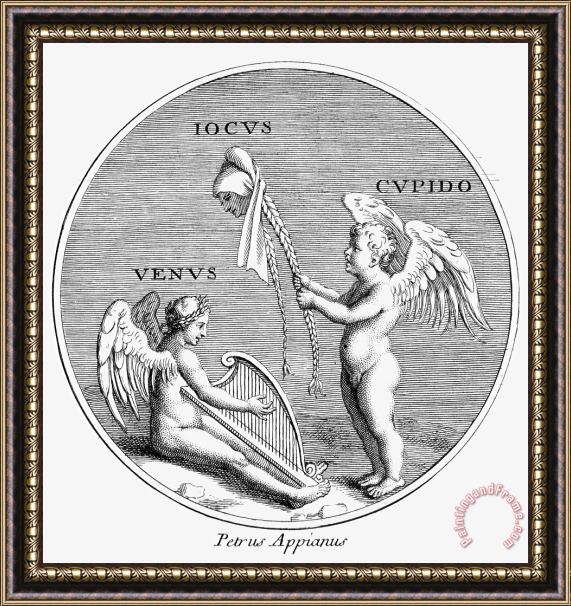 Others Venus And Cupid Framed Painting