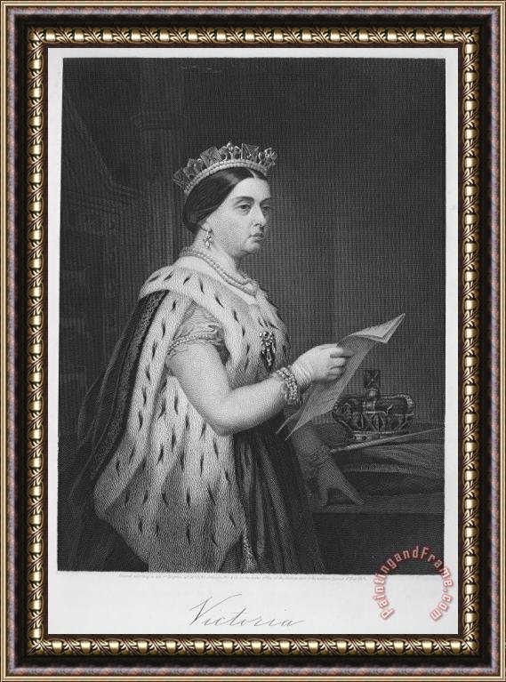 Others Victoria Of England Framed Print