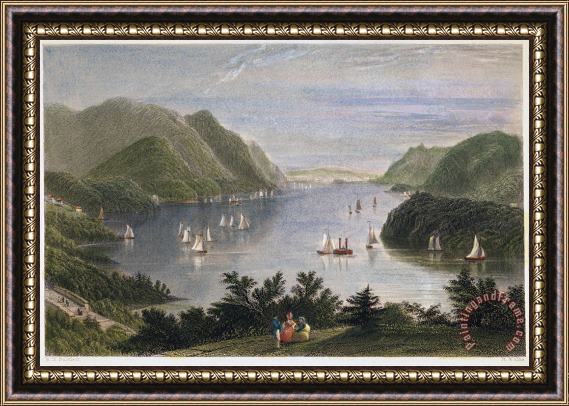 Others View Of Hudson River, 1837 Framed Painting