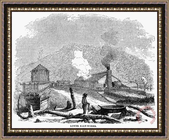 Others Virginia: Salt Mine, 1857 Framed Print