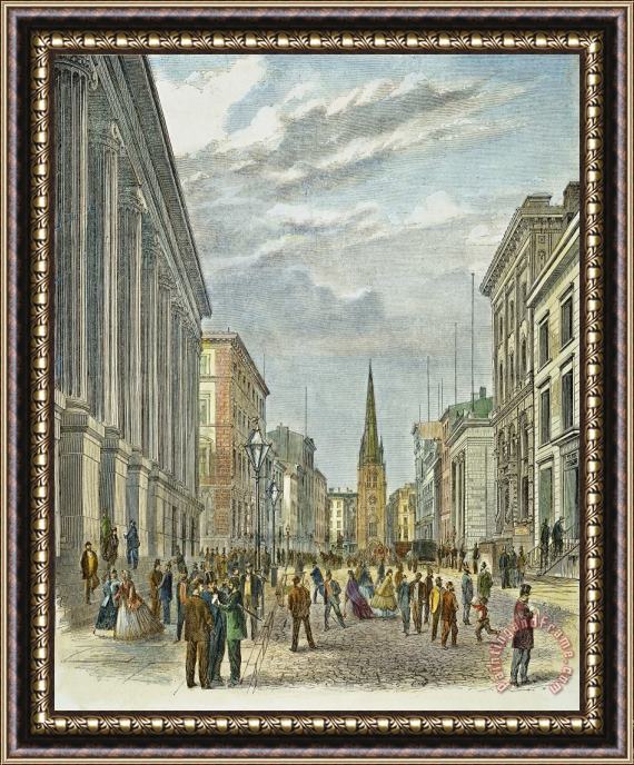 Others Wall Street, New York City Framed Print