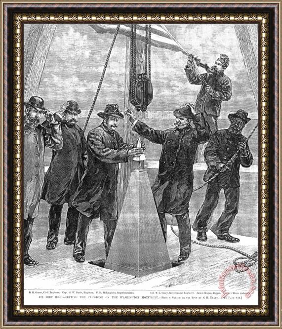 Others Washington Monument, 1884 Framed Print