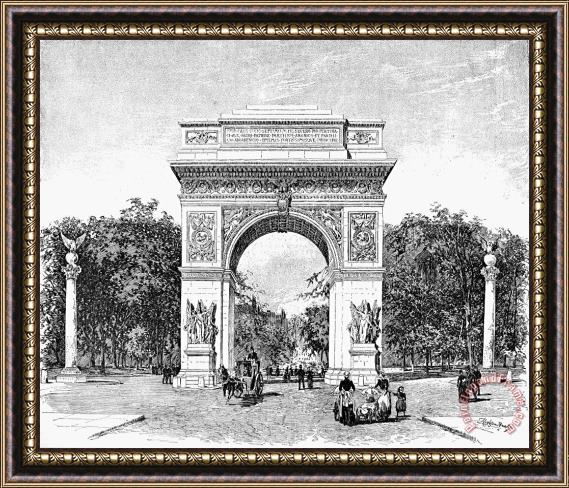 Others Washington Square Arch Framed Print