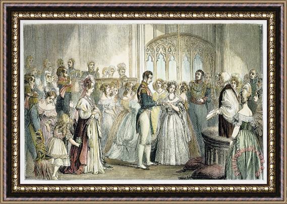 Others Wedding Of Queen Victoria Framed Print