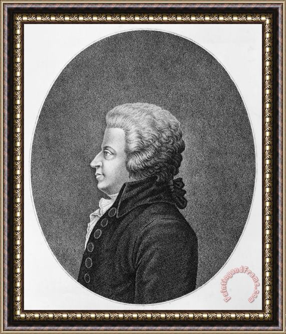 Others Wolfgang Amadeus Mozart Framed Print