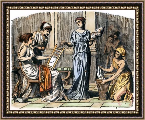Others Women Of Ancient Greece Framed Print