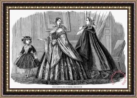 Others Womens Fashion, 1859 Framed Painting