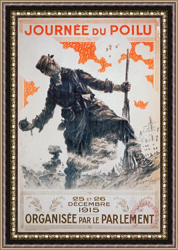 Others World War I: French Poster Framed Print